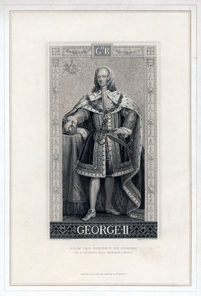 Nagy-Britannia II. György. alkotó: T. Brown