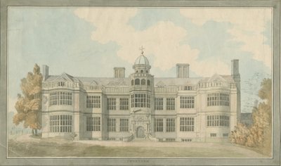 Ingestre Hall: akvarell festmény, nd [1791] alkotó: T Carter