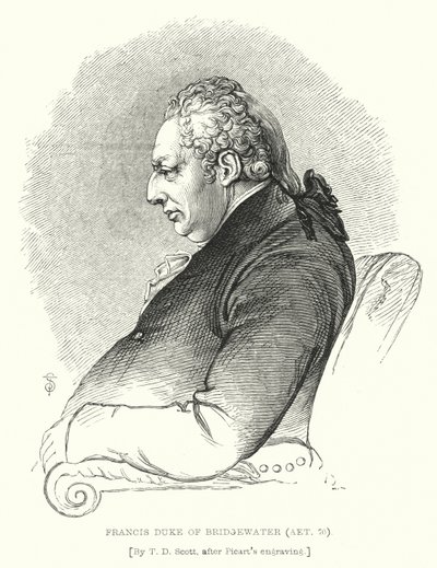 Ferenc, Bridgewater hercege, Aet 70 (metszet) alkotó: T. D. (after) Scott