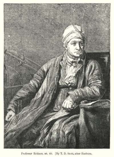 Robison professzor, aet 60 (metszet) alkotó: T. D. (after) Scott