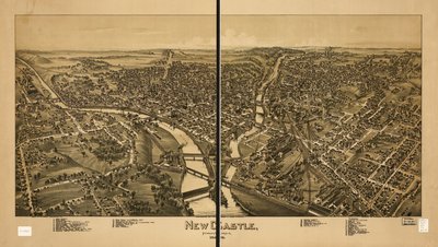 New Castle, Pennsylvania, 1896 alkotó: T. M. Fowler