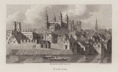 A londoni Tower (metszet) alkotó: T. Medland