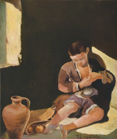 Álom a következő napról, 1940 körül (olaj, vászon) alkotó: Tô Ng?c Vân