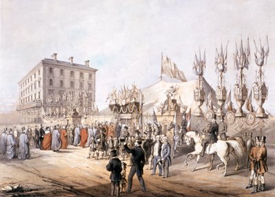 Copenhagen Fields, Islington, London, 1855 alkotó: T Turner