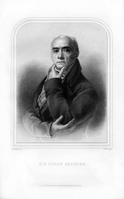 Sir Henry Raeburn skót portréfestő, 1870. alkotó: T. W. Knight