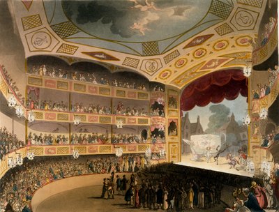 Királyi Cirkusz Ackermann Művészetek Tárából alkotó: T. and Pugin A.C. Rowlandson