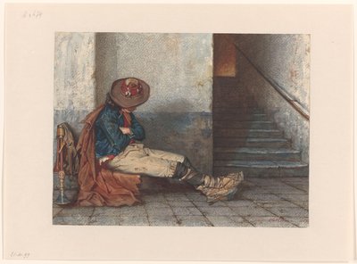 Slapende Pifferaro alkotó: Taco Jan Scheltema
