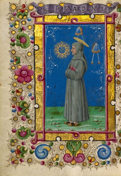 Sienai Szent Bernardino alkotó: Taddeo Crivelli