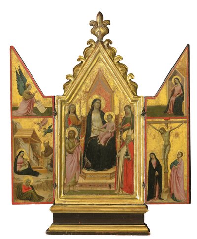 Triptichon (tempera arany alapon) alkotó: Taddeo Gaddi