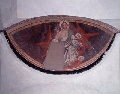 Krisztus a dicsőségben (freskó alkotó: Taddeo di Bartolo