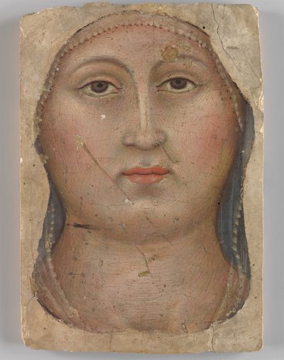 A Szűz feje, kb. 1397. alkotó: Taddeo di Bartolo