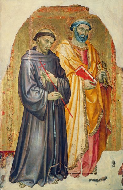Szent Ferenc és Szent Péter, Taddeo di Bartolo (kb. 1363-1422) alkotó: Taddeo di Bartolo