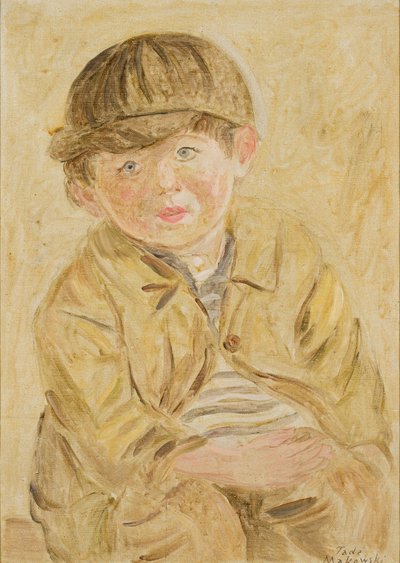 Sapkás fiú alkotó: Tadeusz Makowski