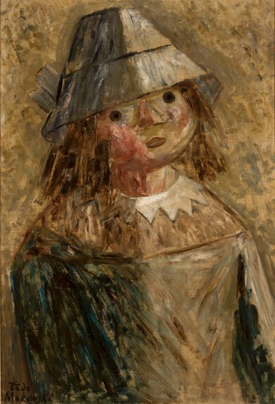 Kalapos kislány alkotó: Tadeusz Makowski