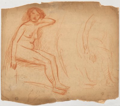 Studie einer sitzenden Frau alkotó: Tadeusz Makowski