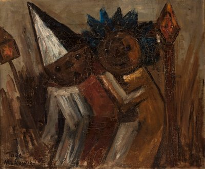 Torkos csütörtök (Mardi Gras) alkotó: Tadeusz Makowski