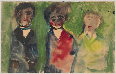 Drei weibliche Figuren in Abendkleidern alkotó: Tadeusz Makowski