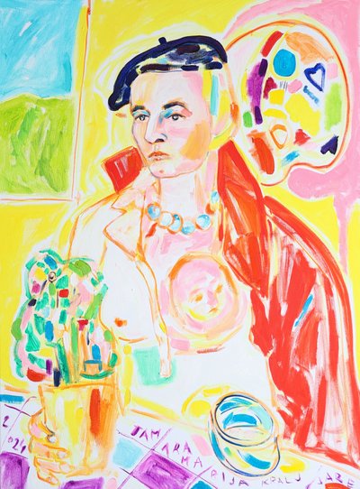 Élénk művészportré alkotó: Tamara Jare