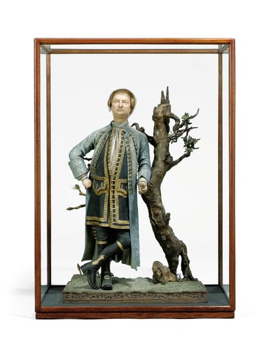 Festett agyagfigura, amelyet hagyományosan David Garrickként azonosítanak, 1770 körül (kerámia) alkotó: Tan Che Qua Tan Che Qua