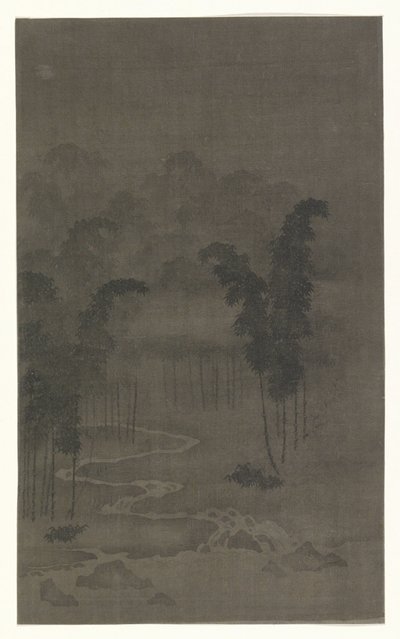 Bambusz erdő éjszaka alkotó: Tan Zhirui (attributed to)