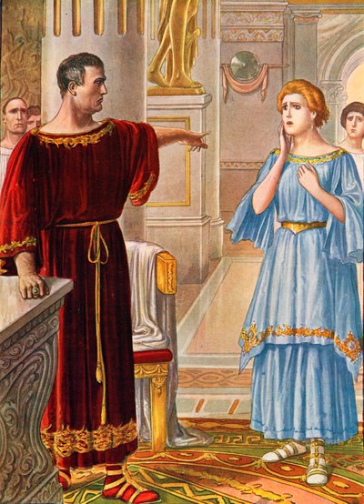 Augustus megbünteti Julia lányát alkotó: Tancredi Scarpelli
