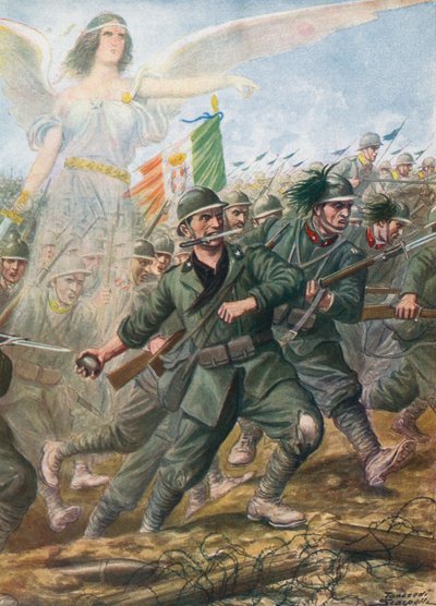 Piave folyó csata, 1918 alkotó: Tancredi Scarpelli