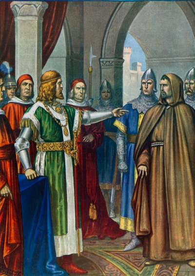 Frederick Barbarossa és a Bresciai Arnold alkotó: Tancredi Scarpelli