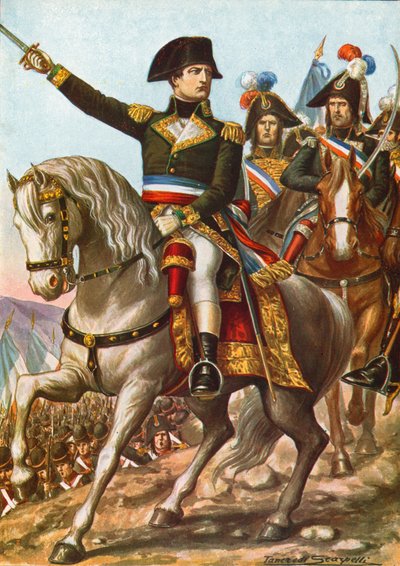 Napóleon az első olasz hadjáratban, 1796 alkotó: Tancredi Scarpelli