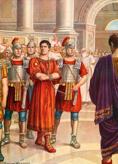 Sejanust letartóztatták a szenátusban alkotó: Tancredi Scarpelli