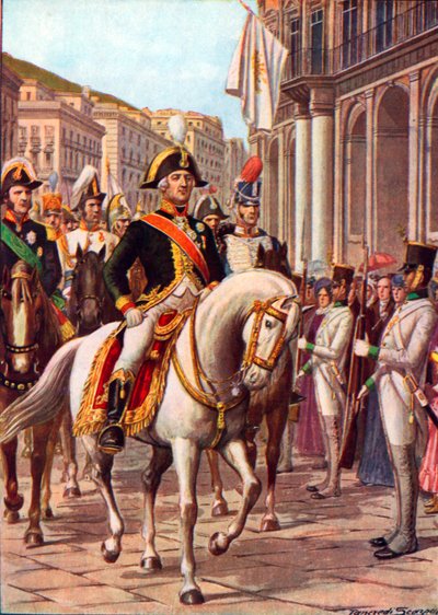 IV. Ferdinánd visszatérése Nápolyba alkotó: Tancredi Scarpelli
