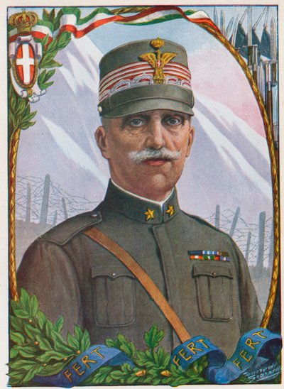 III. Viktor Emmánuel, a katonakirály alkotó: Tancredi Scarpelli