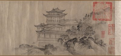 Teng herceg pavilonja, 1352-ben. alkotó: Tang Di