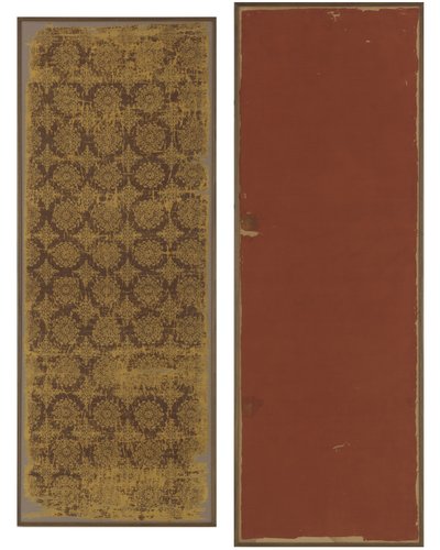 Brokát töredék (selyem) alkotó: Tang Dynasty Chinese School