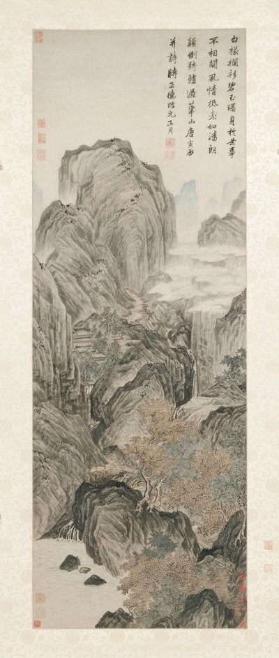 Hua-hegy, 1506. alkotó: Yin Tang
