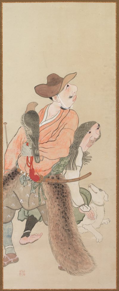 Műfaji figurák, c. 1816. alkotó: Tatabe Socho