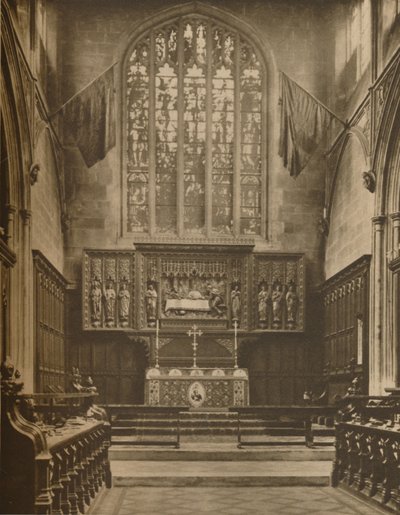 Kancellár és St. Margarets keleti ablaka, Westminster, 1935. alkotó: Taylor