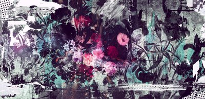 Revenant, 2016 (kollázs, vászon) alkotó: Teis Albers