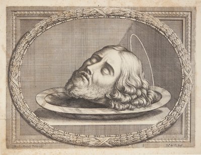 Keresztelő János feje egy tányéron alkotó: Teresa del Pò