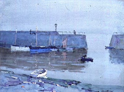 Egy csendes reggel, Egérlyuk, Cornwall alkotó: Terrick Williams