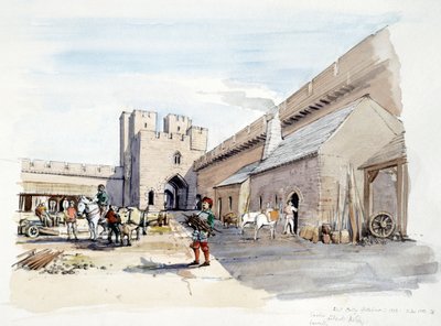 Etal kastély, c1513, c1990-2010 alkotó: Terry Ball