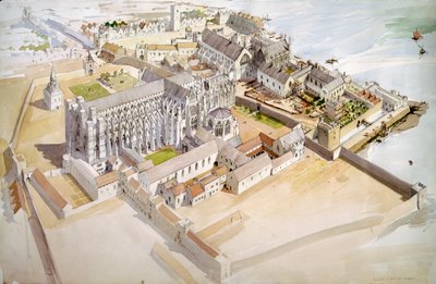 Jewel Tower, Westminster, c1510, c1990-2010. alkotó: Terry Ball