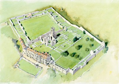 Mount Grace Priory, 15. század, 1990-2010 alkotó: Terry Ball