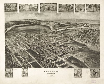 Mount Union, Huntingdon Co. alkotó: Thaddeus Mortimer Fowler