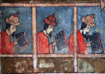 Kínai kereskedők részlete (falfestmény) alkotó: Thai School