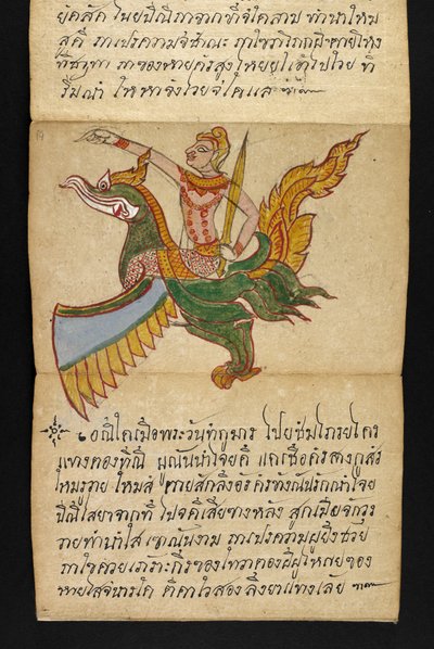Vagy. 16482, f.19 „Satra”  Jóslásról és tanácsokról a boldog és egészséges élethez (hajtogatós könyv) alkotó: Thai School