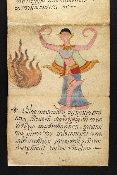 Vagy. 16482, f.7 „Satra”  Jóslásról és tanácsokról a boldog és egészséges élethez (hajtogatós könyv) alkotó: Thai School
