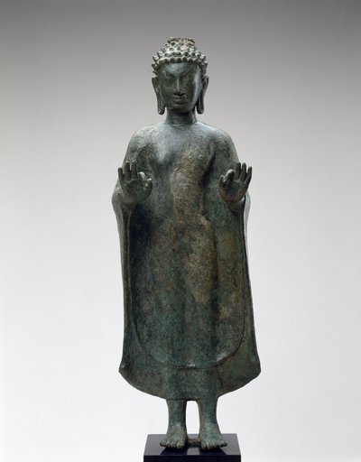 Álló Buddha, 8. század vége (bronz) alkotó: Thai School