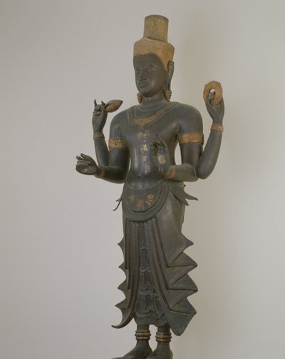 Visnu szobra (bronz) alkotó: Thai School