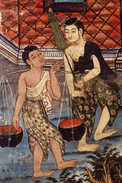 Thai nők (falfestmény) alkotó: Thai School
