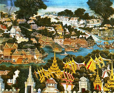 Bangkok kilátása alkotó: Thai School